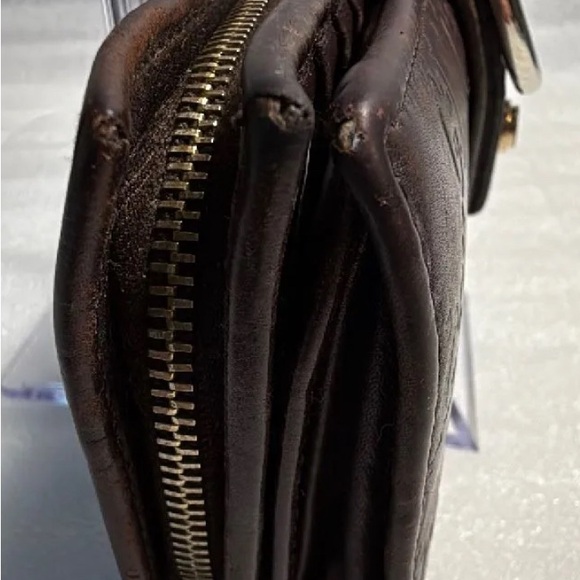 Gucci Dark Brown GG Guccisima Brown Leather Wallet - Picture 4 of 8